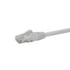 StarTech.com 2m CAT6 Ethernet Cable - White CAT 6 Gigabit Ethernet Wire -650MHz 100W PoE RJ45 UTP Network/Patch Cord Snagless w/ - Image 2