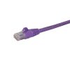 StarTech.com 5m CAT6 Ethernet Cable - Purple CAT 6 Gigabit Ethernet Wire -650MHz 100W PoE RJ45 UTP Network/Patch Cord Snagless w - Image 2