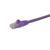 StarTech.com 1m CAT6 Ethernet Cable - Purple CAT 6 Gigabit Ethernet Wire -650MHz 100W PoE RJ45 UTP Network/Patch Cord Snagless w - Image 2