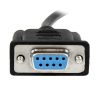 StarTech.com 2m Black DB9 RS232 Serial Null Modem Cable F/F - Image 3