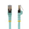 StarTech.com 1.5 m CAT6a Patch Cable - Shielded (STP) - 100% Copper Wire - Snagless Connector - Aqua - Image 6