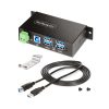 StarTech.com 5G4AINDRM-USB-A-HUB interface hub USB 3.2 Gen 1 (3.1 Gen 1) Type-B 5000 Mbit/s Black - Image 6