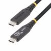 StarTech.com 1m (3.3ft) USB4 Cable, USB-IF Certified USB-C Cable, 40Gbps, 240W Power Delivery PD 3.1 EPR, 8K 60Hz, USB Type-C Da