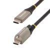 StarTech.com 20" (50cm) Top Screw Locking USB C Cable 10Gbps - USB 3.1/3.2 Gen 2 Type-C Cable - 100W (5A) Power Delivery Chargin