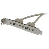 StarTech.com 2 Port USB A Female Slot Plate Adapter - Image 2
