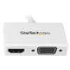 StarTech.com Travel A/V Adapter: 2-in-1 Mini DisplayPort to HDMI or VGA Converter - White - Image 3