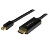 StarTech.com 15ft (5m) Mini DisplayPort to HDMI Cable - 4K 30Hz Video - mDP to HDMI Adapter Cable - Mini DP or Thunderbolt 1/2 M