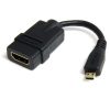 StarTech.com Micro HDMI to HDMI Adapter - 4K 30Hz Video - Durable High Speed Micro HDMI Type-D to HDMI 1.4 Converter/Cable Adapt