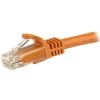 StarTech.com 1m CAT6 Ethernet Cable - Orange CAT 6 Gigabit Ethernet Wire -650MHz 100W PoE RJ45 UTP Network/Patch Cord Snagless w - Image 2