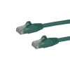 StarTech.com 2m CAT6 Ethernet Cable - Green CAT 6 Gigabit Ethernet Wire -650MHz 100W PoE RJ45 UTP Network/Patch Cord Snagless w/