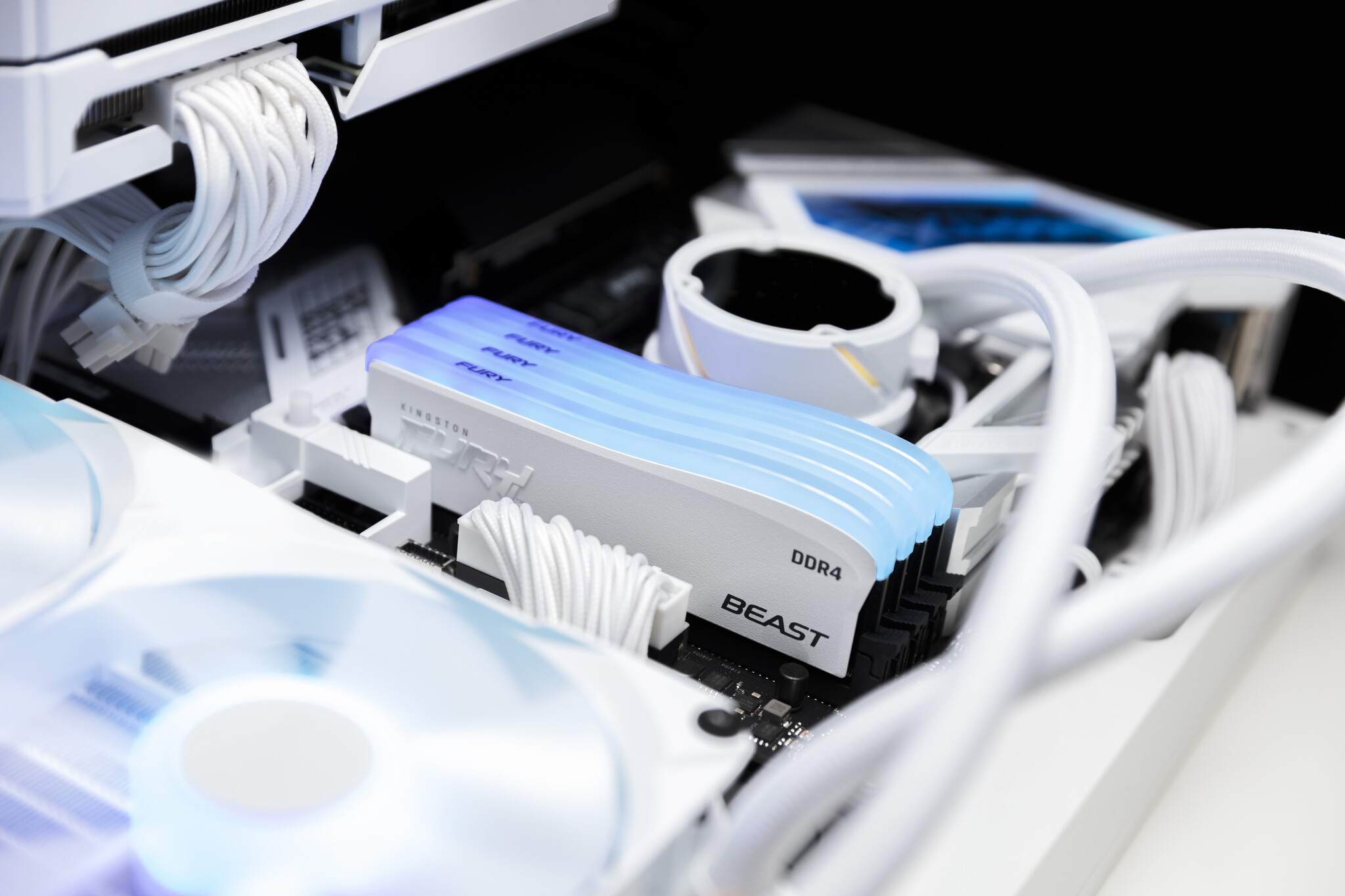 Kingston Technology FURY Beast 32GB 3200MT/s DDR4 CL16 DIMM (Kit of 2) White RGB SE - Image 10