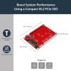 StarTech.com M.2 Drive to U.2 (SFF-8639) Host Adapter for M.2 PCIe NVMe SSDs - Image 4
