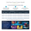 StarTech.com 23.8-inch 16:9 Gold Monitor Privacy Screen, Reversible Filter w/Enhanced Privacy, Glossy Computer Security Filter, - Image 6