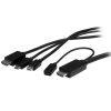 StarTech.com USB-C, HDMI or Mini DisplayPort to HDMI Converter Cable - 2 m (6 ft.) - Image 5