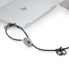 StarTech.com Laptop/Desktop & Peripheral Lock Kit, Theft-Deterring Security Lock, K-Slot, 9.8ft (3m) Steel Cable, 3x Devices, Us - Image 6