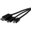 StarTech.com USB-C, HDMI or Mini DisplayPort to HDMI Converter Cable - 2 m (6 ft.) - Image 2