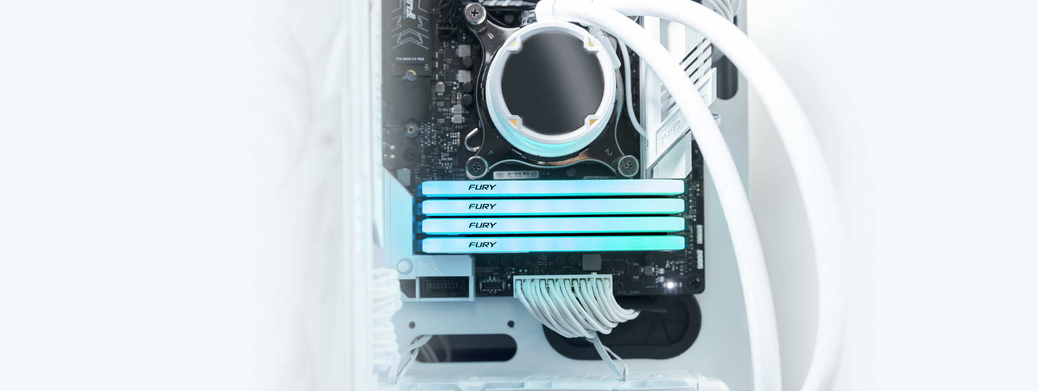 Kingston Technology FURY Beast 32GB 3200MT/s DDR4 CL16 DIMM (Kit of 2) White RGB SE - Image 9