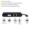 StarTech.com USB C Multiport Adapter - Mini USB-C Dock w/ Single Monitor VGA 1080p Video - 60W Power Delivery Passthrough - USB - Image 9