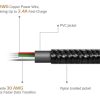 ADATA 1m, USB2.0-A/USB2.0 Micro-B USB cable USB A Micro-USB B Black - Image 5