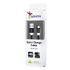 ADATA 1m, USB2.0-A/USB2.0 Micro-B USB cable USB A Micro-USB B Black - Image 3