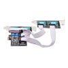 StarTech.com 4-Port Serial PCIe Card, Quad-Port PCI Express to RS232/RS422/RS485 (DB9) Serial Card, Low-Profile Bracket Incl., 1 - Image 2