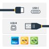 StarTech.com USB-C to USB-B Cable - M/M - 2 m (6 ft.) - USB 2.0 - Image 4