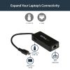 StarTech.com USB-C to Gigabit Network Adapter with Extra USB 3.0 Port - Image 4