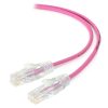 ALOGIC 3m Pink Series Alpha Ultra Slim Cat6 Network Cable, UTP, 28AWG - Image 3