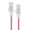 ALOGIC 3m Pink Series Alpha Ultra Slim Cat6 Network Cable, UTP, 28AWG