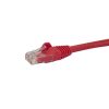 StarTech.com 10m CAT6 Ethernet Cable - Red CAT 6 Gigabit Ethernet Wire -650MHz 100W PoE RJ45 UTP Network/Patch Cord Snagless w/S - Image 2