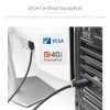 StarTech.com 6ft DisplayPort 2.1 Cable, VESA Certified DP40 DisplayPort Cable w/UHBR10/HDR/HDCP 2.2, 8K 60Hz/4K 144Hz w/DSC 1.2a - Image 11