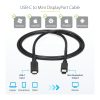 StarTech.com 1 m (3.3 ft.) USB-C to Mini DisplayPort Cable - 4K 60Hz - Black - Image 10