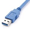 StarTech.com 5 ft Desktop SuperSpeed USB 3.0 Extension Cable - A to A M/F - Image 4