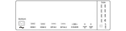 Philips P Line 438P1/75 computer monitor 109.2 cm (43") 3840 x 2160 pixels 4K Ultra HD LCD Black - Image 4