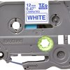 Brother TZE-233 label-making tape Blue on white - Image 3