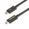 StarTech.com 1.6ft Thunderbolt 4 Cable - 40Gbps - 100W PD - 4K/8K Video - Intel-Certified Thunderbolt Cable - Compatible w/USB 4