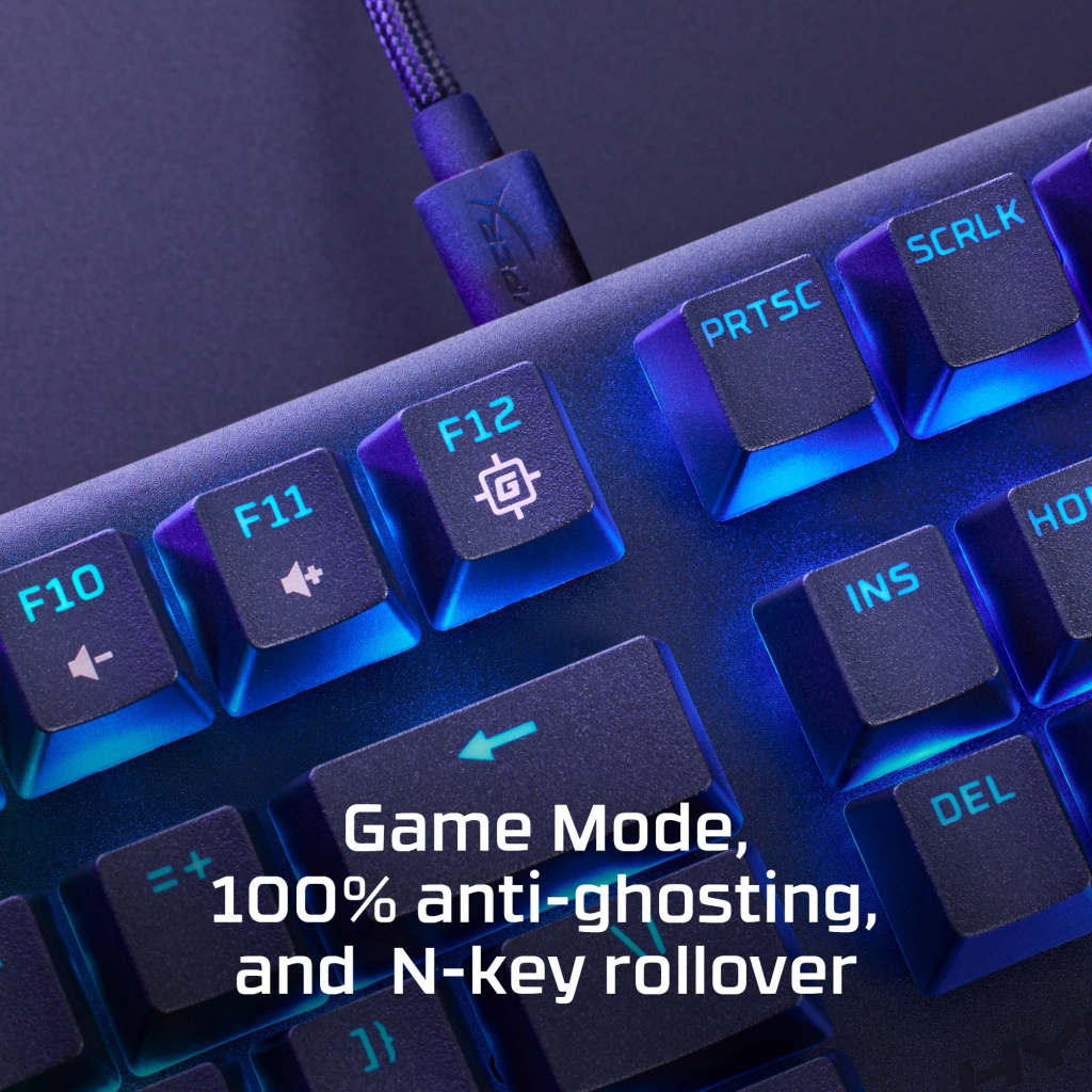 HyperX Alloy Origins Core PBT HX Aqua - Mechanical Gaming Keyboard - Image 11