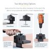 StarTech.com Desk Mount Monitor Arm with 2x USB 3.0 ports - Pole Mount Full Motion Single Arm Monitor Mount for up to 34" VESA D - Image 4
