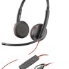 POLY Blackwire 3225 Stereo USB-C Headset +3.5mm Plug +USB-C/A Adapter (Bulk) - Image 7
