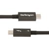 StarTech.com 1.6ft Thunderbolt 4 Cable - 40Gbps - 100W PD - 4K/8K Video - Intel-Certified Thunderbolt Cable - Compatible w/USB 4 - Image 3