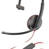POLY Blackwire C3215 Monaural Headset +Carry Case