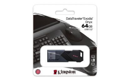 Kingston Technology DataTraveler 64GB Portable USB 3.2 Gen 1 Exodia Onyx - Image 5