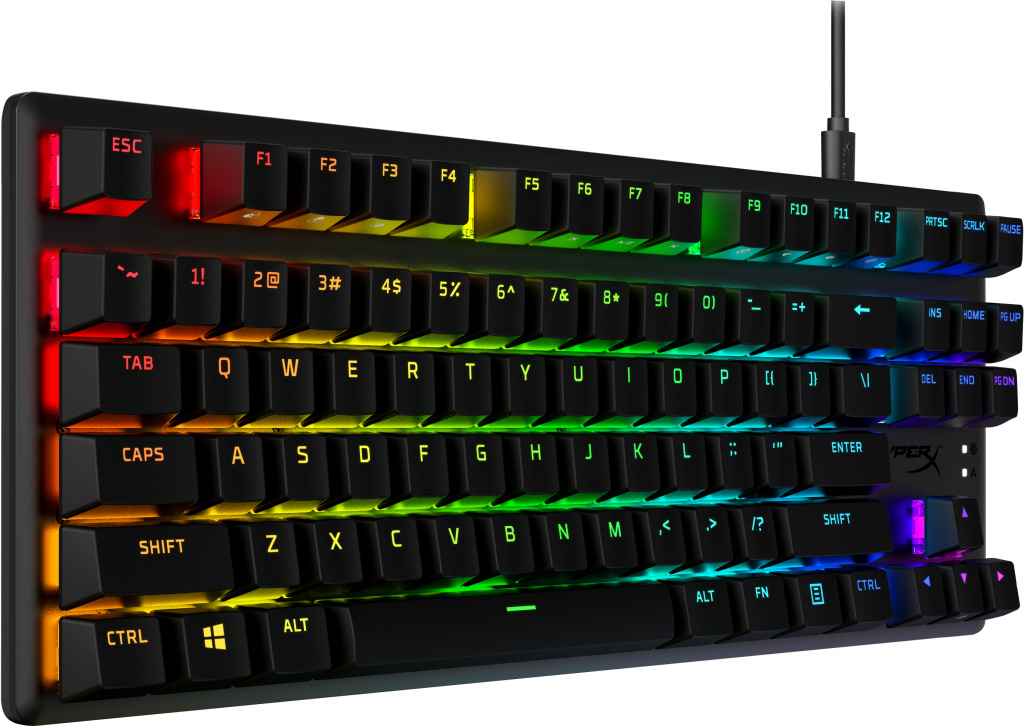 HyperX Alloy Origins Core PBT HX Aqua - Mechanical Gaming Keyboard - Image 4