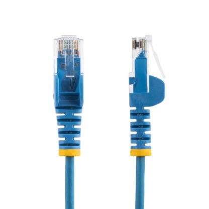 StarTech.com 3 m CAT6 Cable - Slim - Snagless RJ45 Connectors - Blue - Image 2