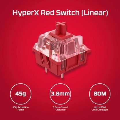HyperX Alloy Origins PBT HX Red - Mechanical Gaming Keyboard - Image 5