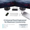 StarTech.com Universal Laptop Docking Station, Hybrid USB-C & USB-A Dock, Dual 4K DP & HDMI, 60W PD, Mac / Windows / Chrome OS, - Image 4