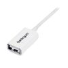 StarTech.com 1m White USB 2.0 Extension Cable A to A - M/F - Image 3