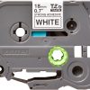 Brother TZE-S241 label-making tape Black on white TZ - Image 3