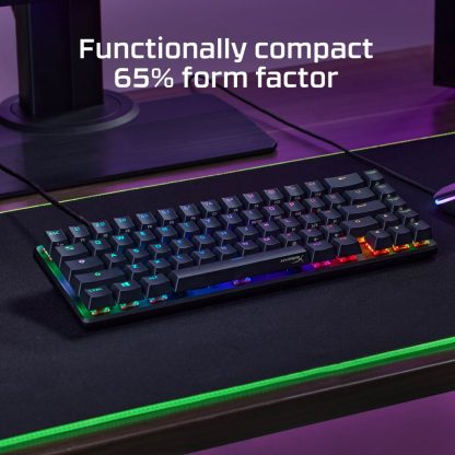 HP HyperX Alloy Origins 65 - Mechanical Gaming Keyboard - HX Aqua (US Layout) - Image 5