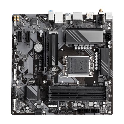 GIGABYTE B760M DS3H AX Motherboard - Supports Intel Core 14th Gen CPUs, 6+2+1 Phases Digital VRM, up to 7600MHz DDR5 (OC), 2xPC - Image 2